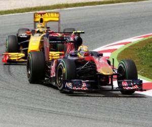 пазл Хайме Alguersuari - Toro Rosso - Барселона 2010